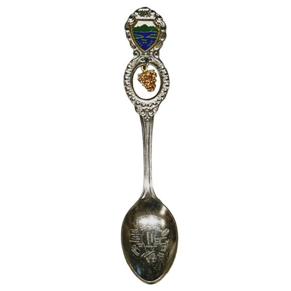 Other | Vintage Lake Tahoe Destination Collectible Souvenir Spoon Map ...